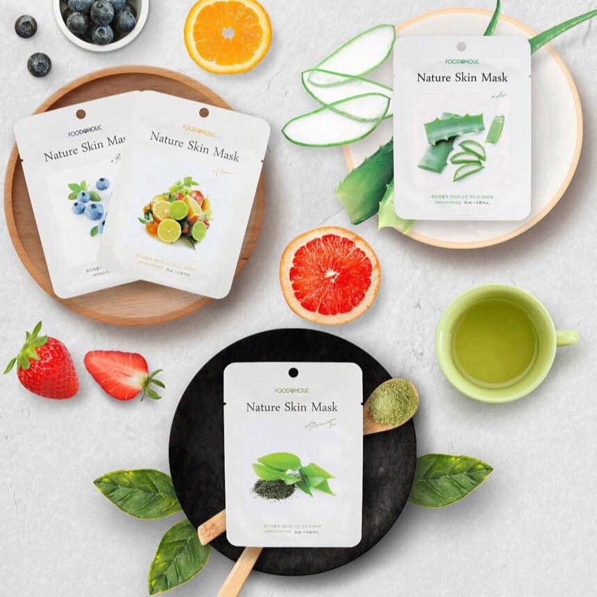 FOODAHOLIC : la marque K-beauty des sheet masks Nature Skin aux 15 extraits - Ma Petite Corée