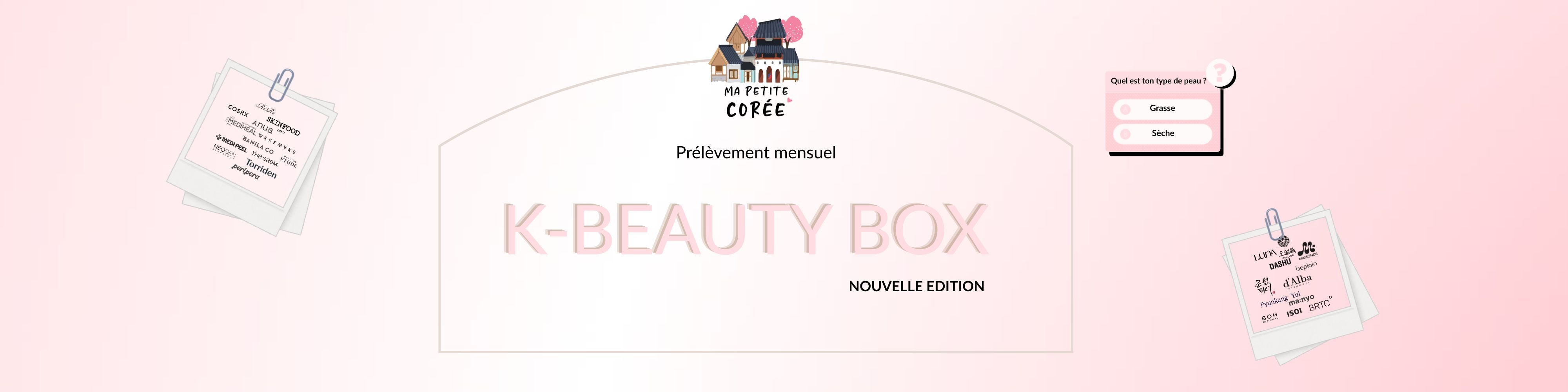 Découvrez la nouvelle édition de la K-Beauty Box 🌸