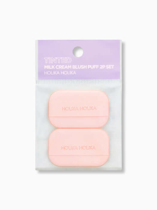 Holika Holika Tinted Milk Cream Blusher 2P Puff Set