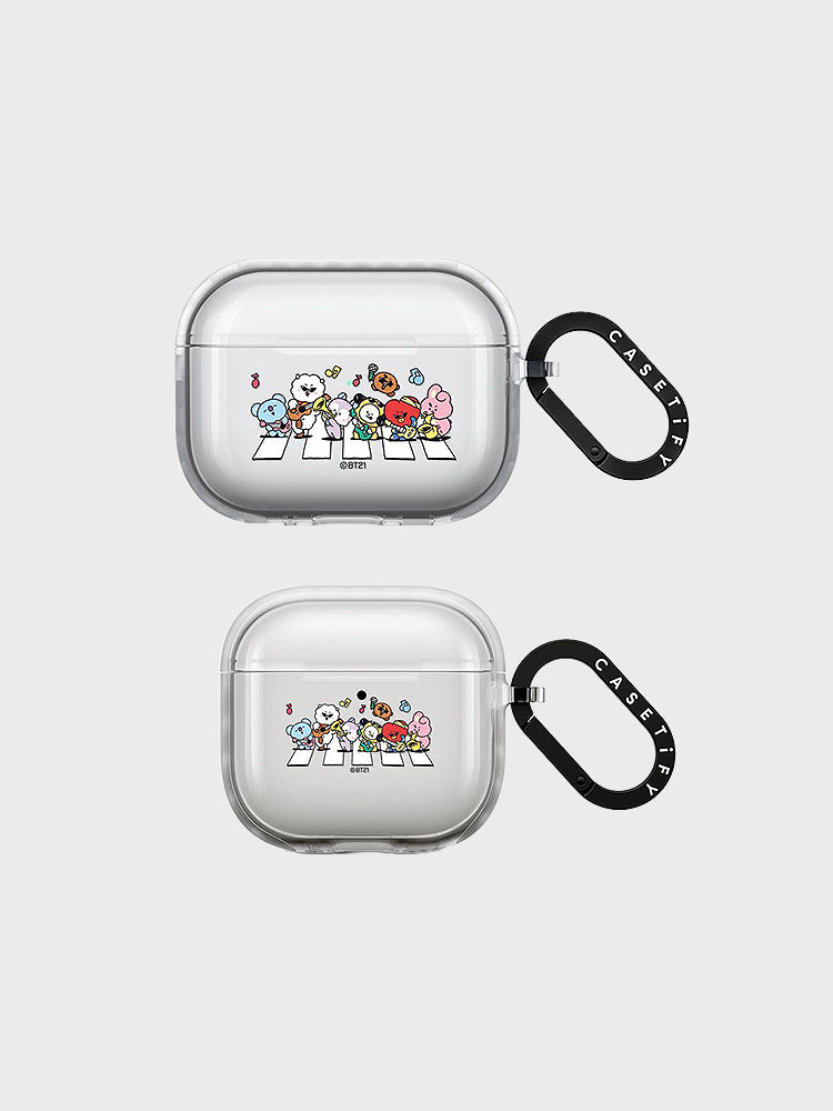 BT21 X CASETiFY CROSSWALK Écouteurs Étui