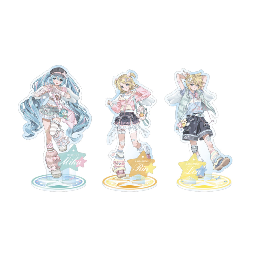 Miku & Rin & Len - Acrylic Stand - Meet and Greet Ver. - MD