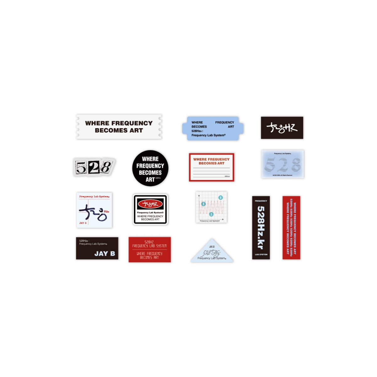 JAY B JAY B - Removable Sticker Set - TR.EE Pop-Up Official MD