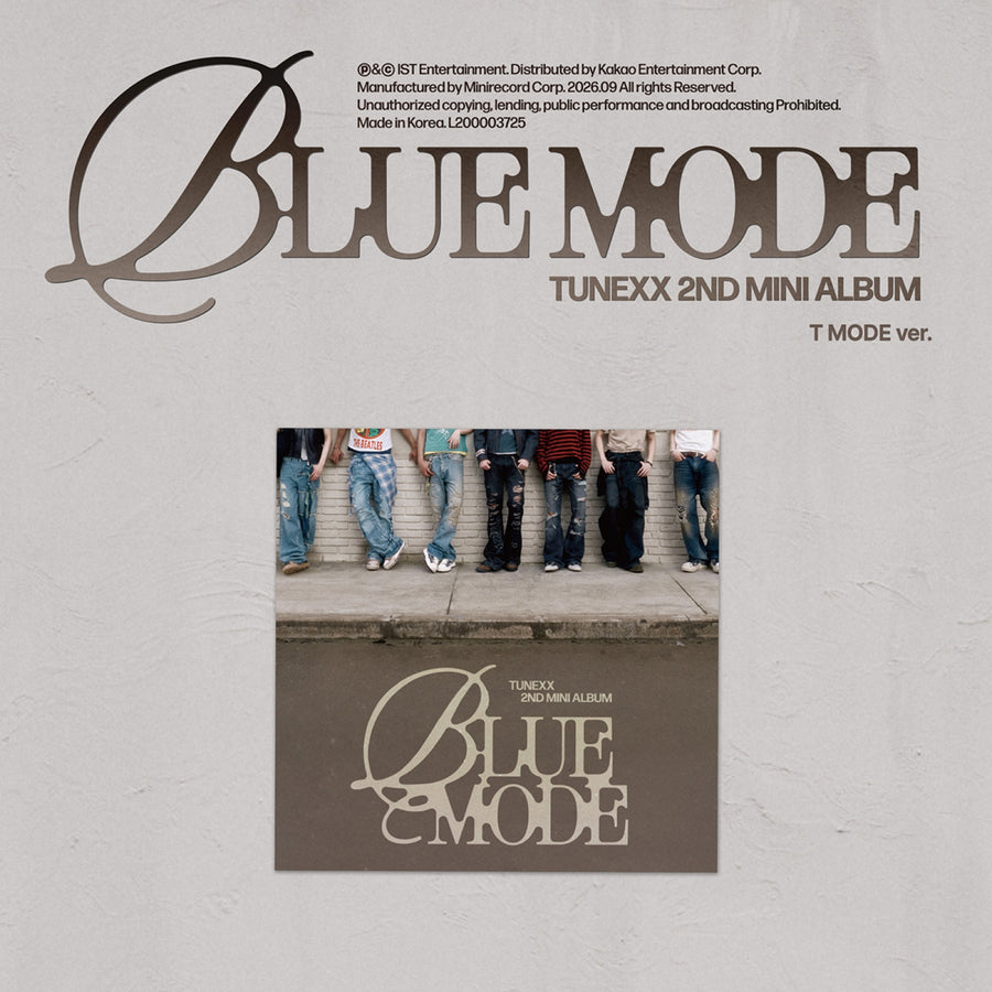 TUNEXX - BLUE MODE - T Mode Ver. - Mini Album