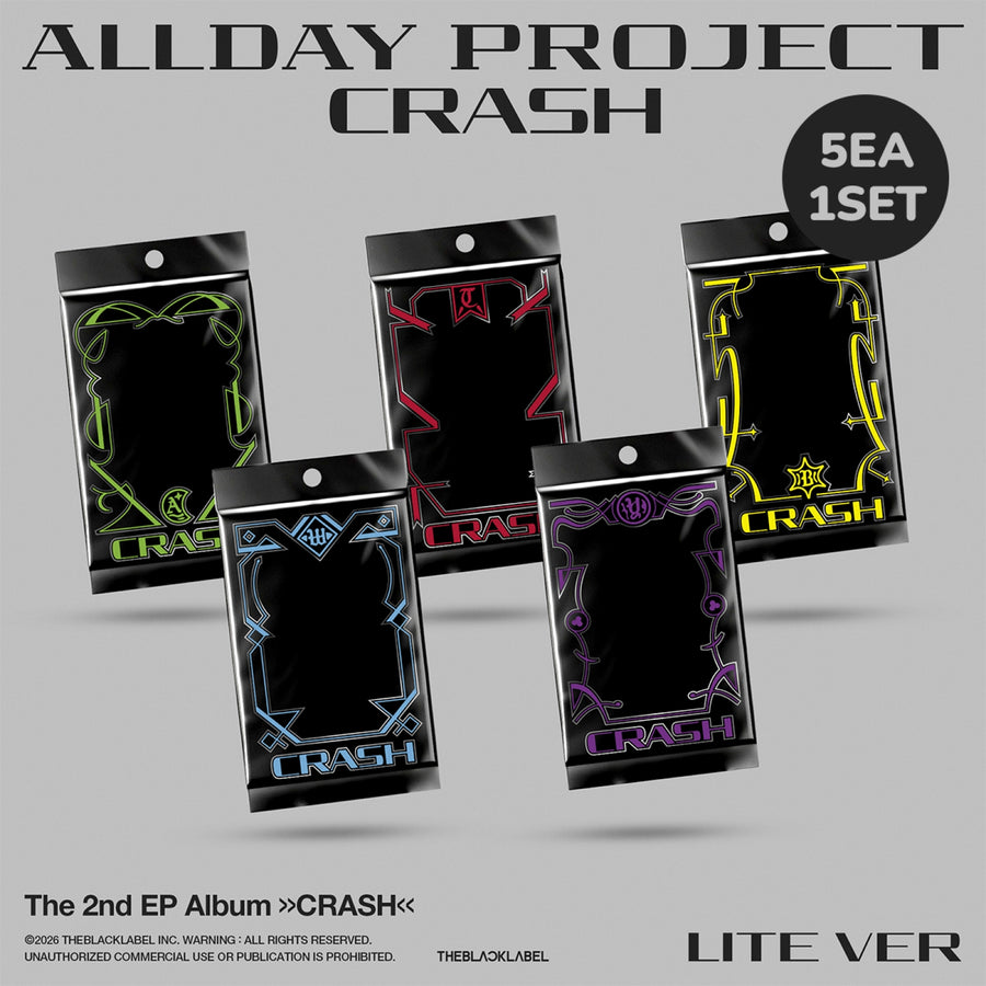 ALL DAY PROJECT - CRASH - LITE Ver. - EP Album (5-Album Set)