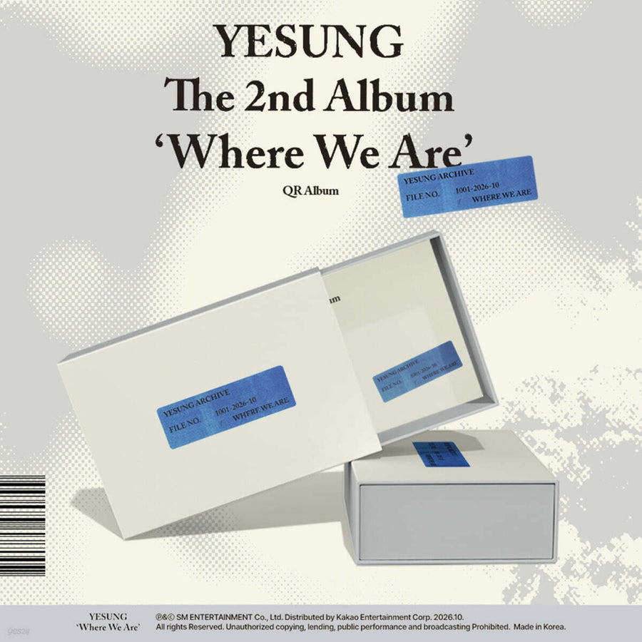 Yesung - Where We Are - QR Ver. - 2nd Album Régulier