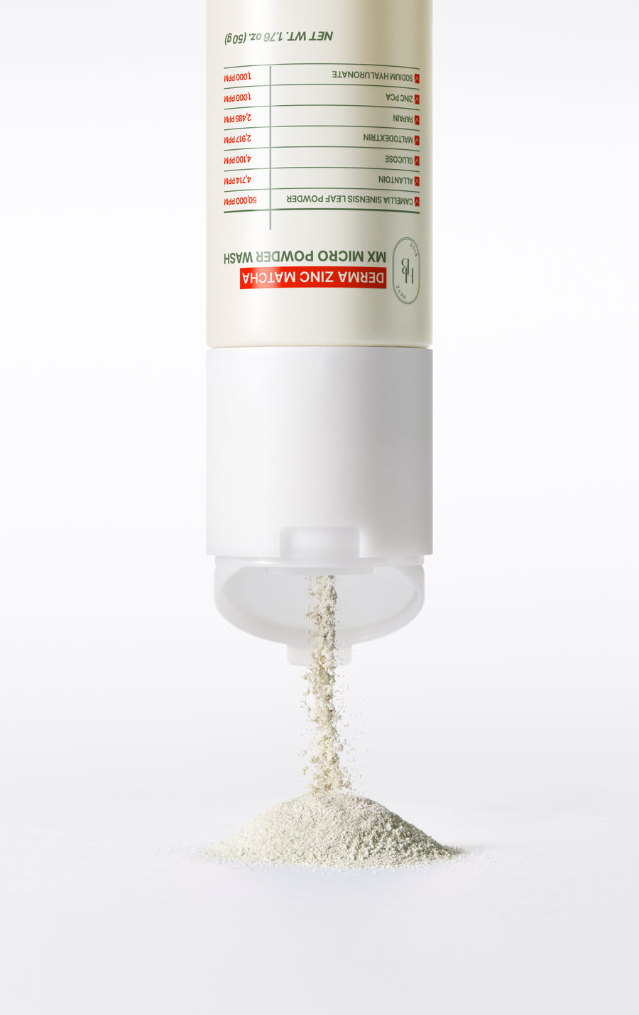 HEVEBLUE Derma Zinc Matcha Enzym-Reinigungspulver
