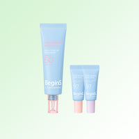 JUNG SAEM MOOL BeginS Blue Chamomile Hyaluronic Acid Aqua Tone-up Sun Cream - crème solaire teintée coréen