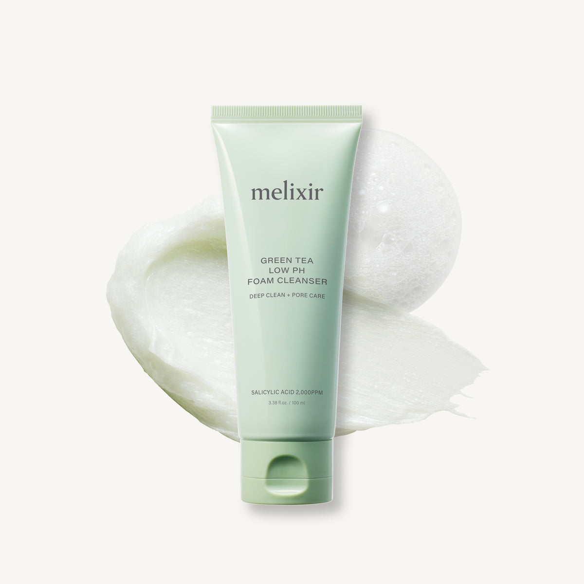 MELIXIR Green Tea pH Balanced Foam Cleanser 100ml