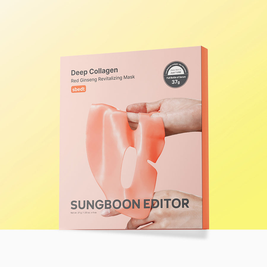 SUNGBOON EDITOR Deep Collagen Masque en tissu 4 pièces