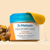 DR.MELAXIN TX Kojic Acid Turmeric Toner Pads - tampons tonifiants coréens