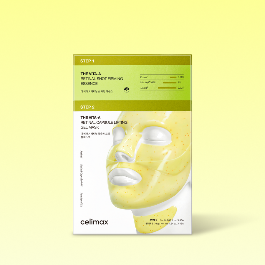 CELIMAX The Vita A Retinal Shot Tightening Two-Step Gel Mask 4 masques