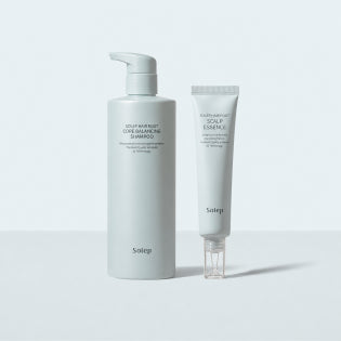 SOLEP Hair Root Core Balancing Shampoo & Scalp Essence Set