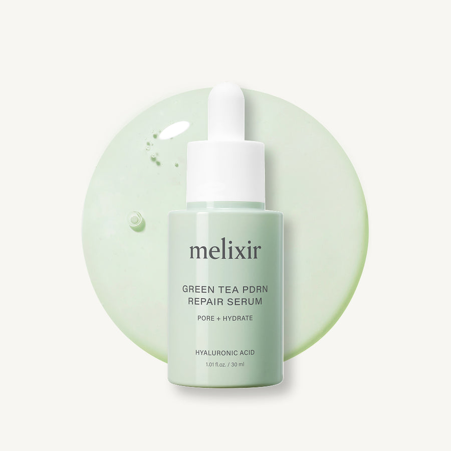 MELIXIR Green Tea PDRN Repair Serum 30ml Trio