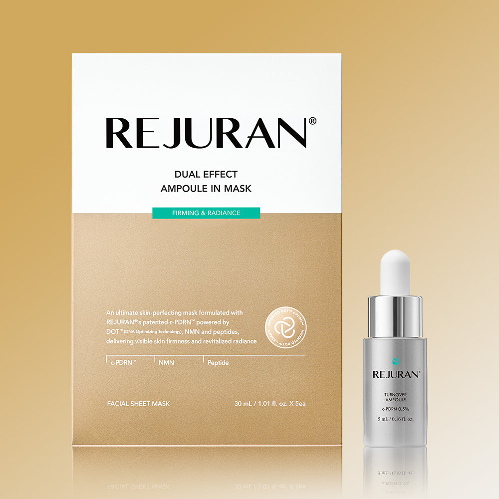 REJURAN Dual Effect Ampoule Mask Masque en tissu 5 pcs