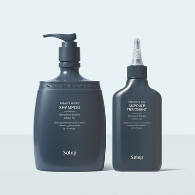 SOLEP Premier Hi-Gro Shampoo & Ampoule Treatment Set