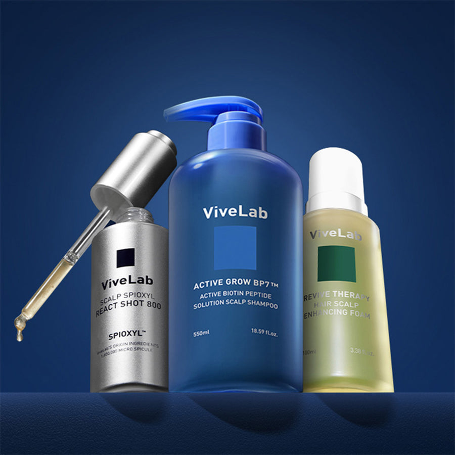 VIVELAB Scalp React Shot Spioxyl Ampoule & Enhancing Foam Set