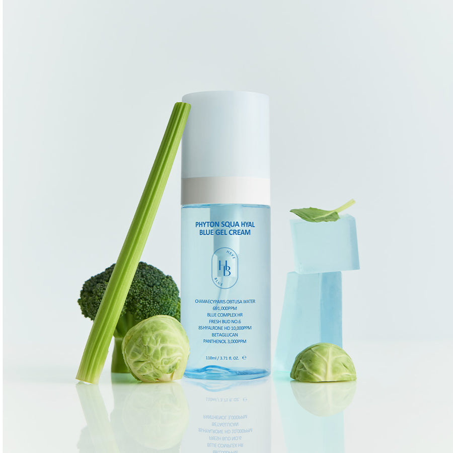HEVEBLUE Gel Crème Phyton Squalane Hyaluronique Bleu