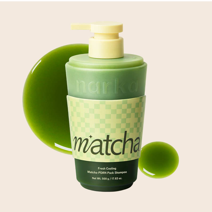 NARKA PDRN Scalp Cooling Matcha Pack Shampoo 500g