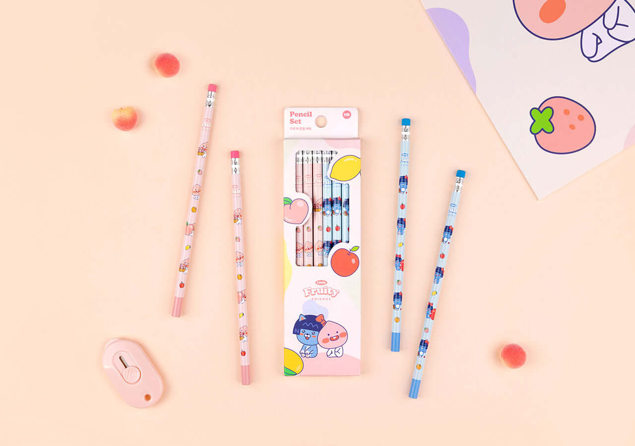 Set Set Crayons Petite Apeach - Kakao Friends