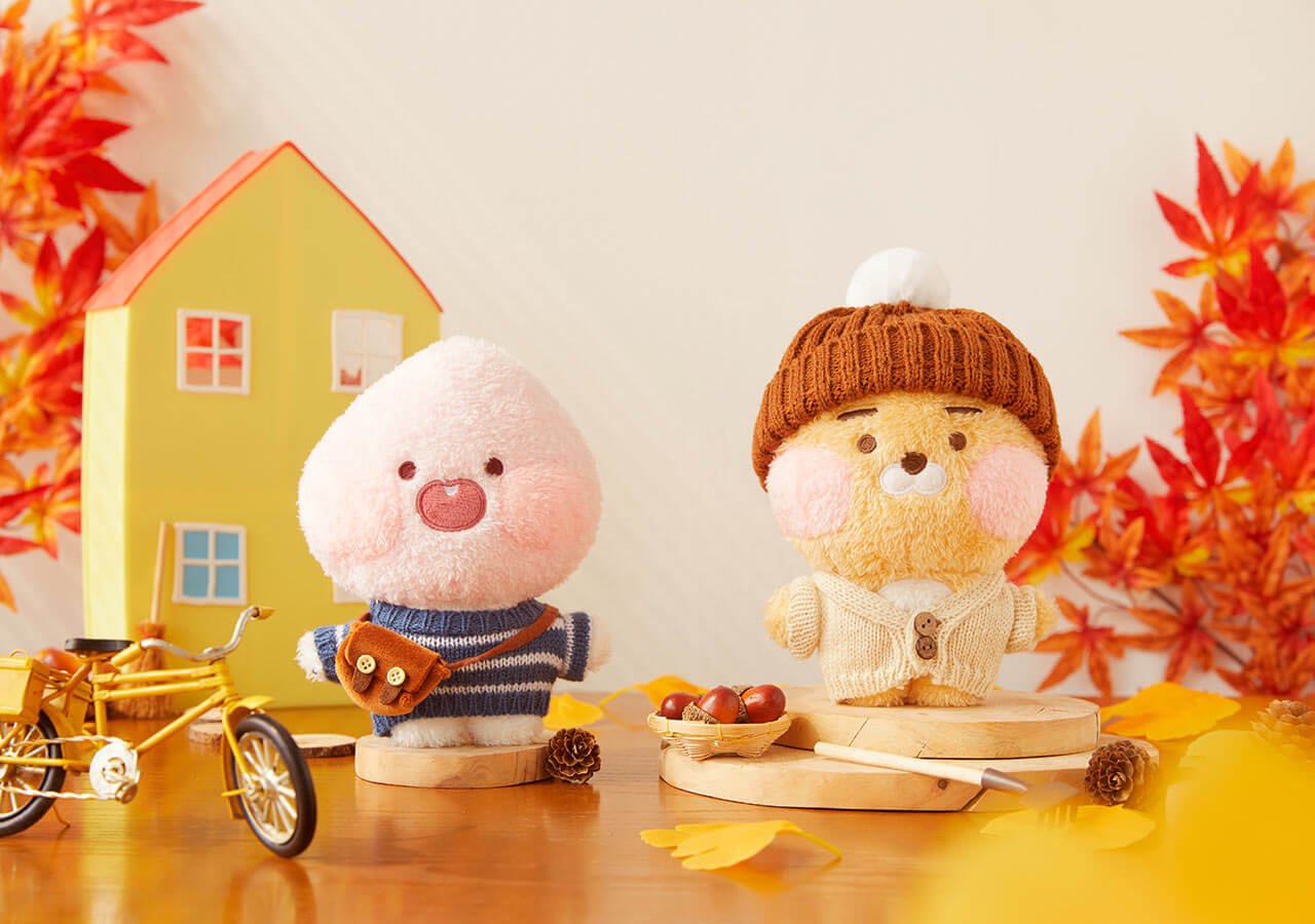 Set Peluche Poslin Friends - Kakao Friends