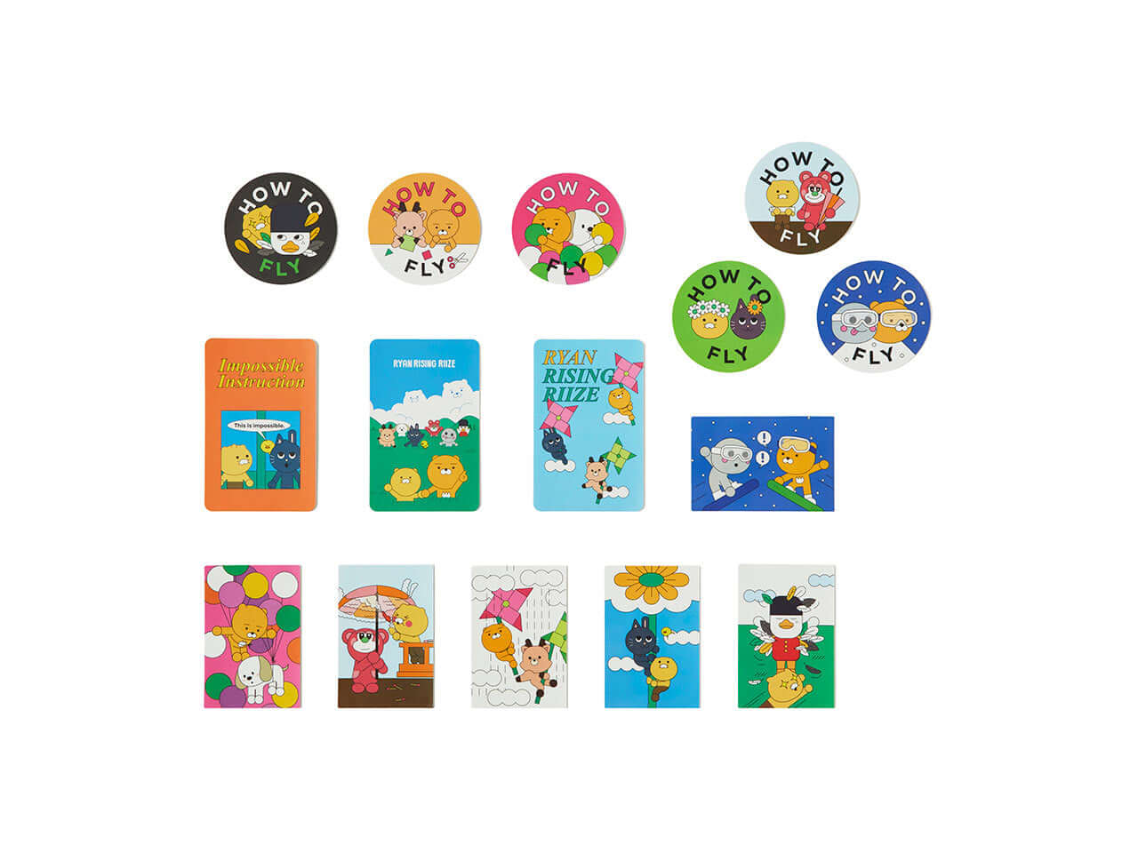 Pack Stickers Friends - Kakao Friends