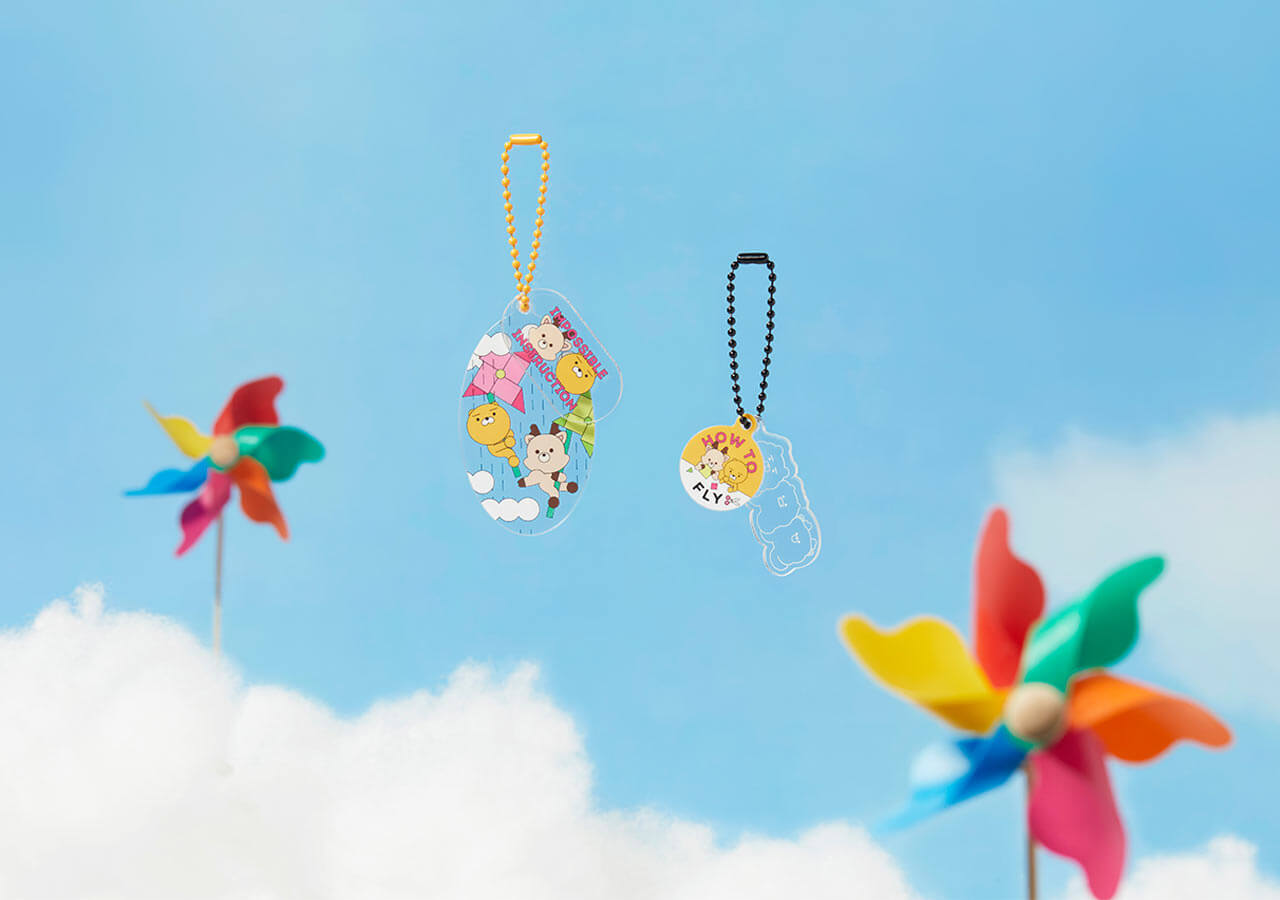 Porte-cles Acrylique Friends - Kakao Friends
