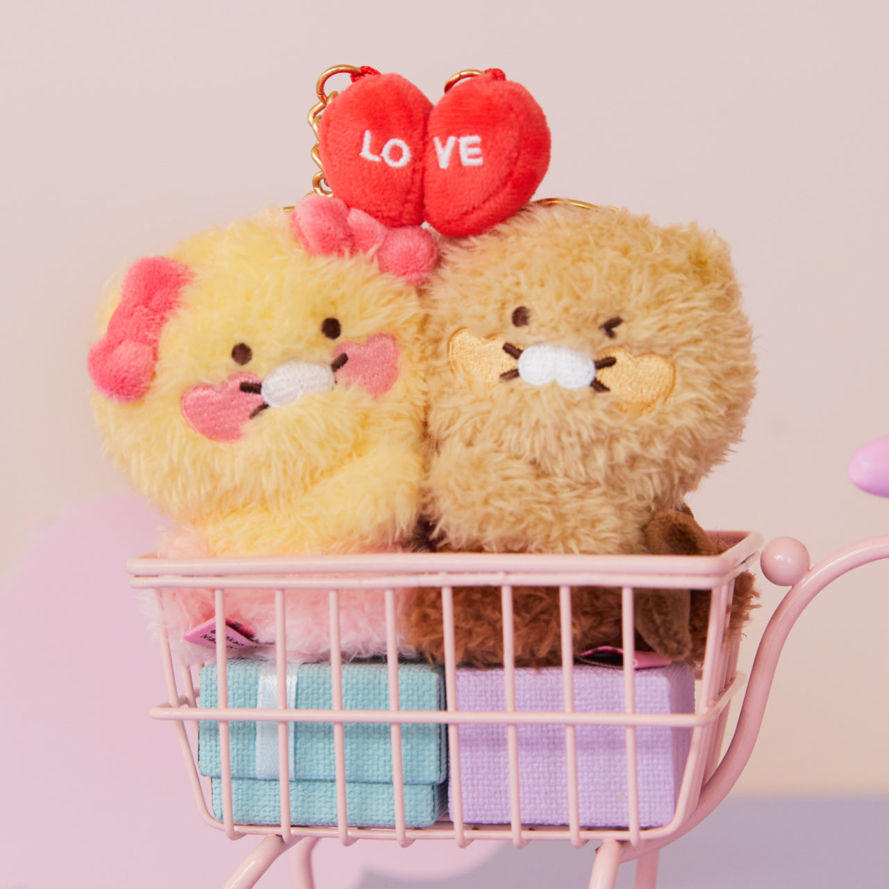 Set Peluche Porte-cles Chunsik - Kakao Friends
