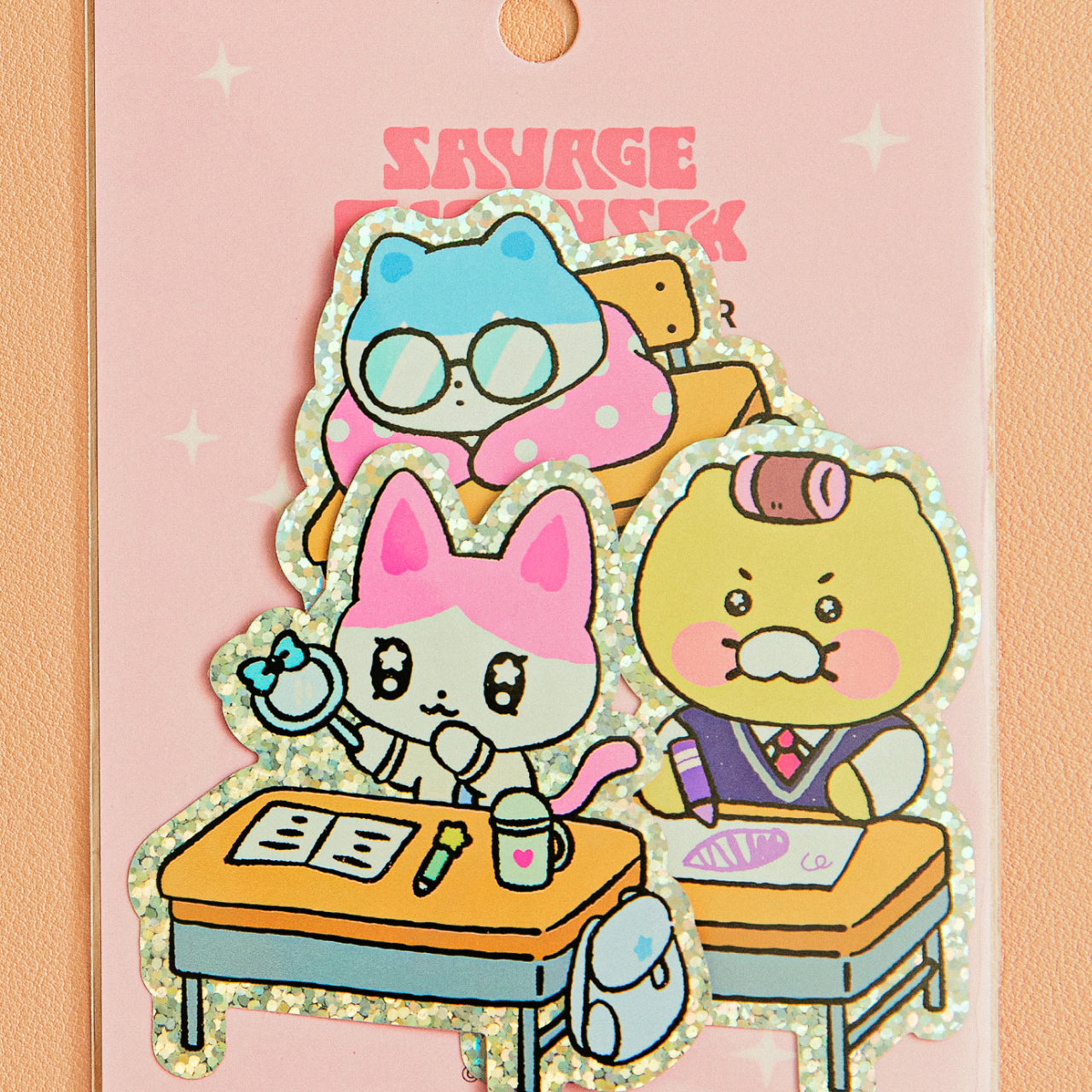 KAKAO FRIENDS - Autocollant(Rose) Friends
