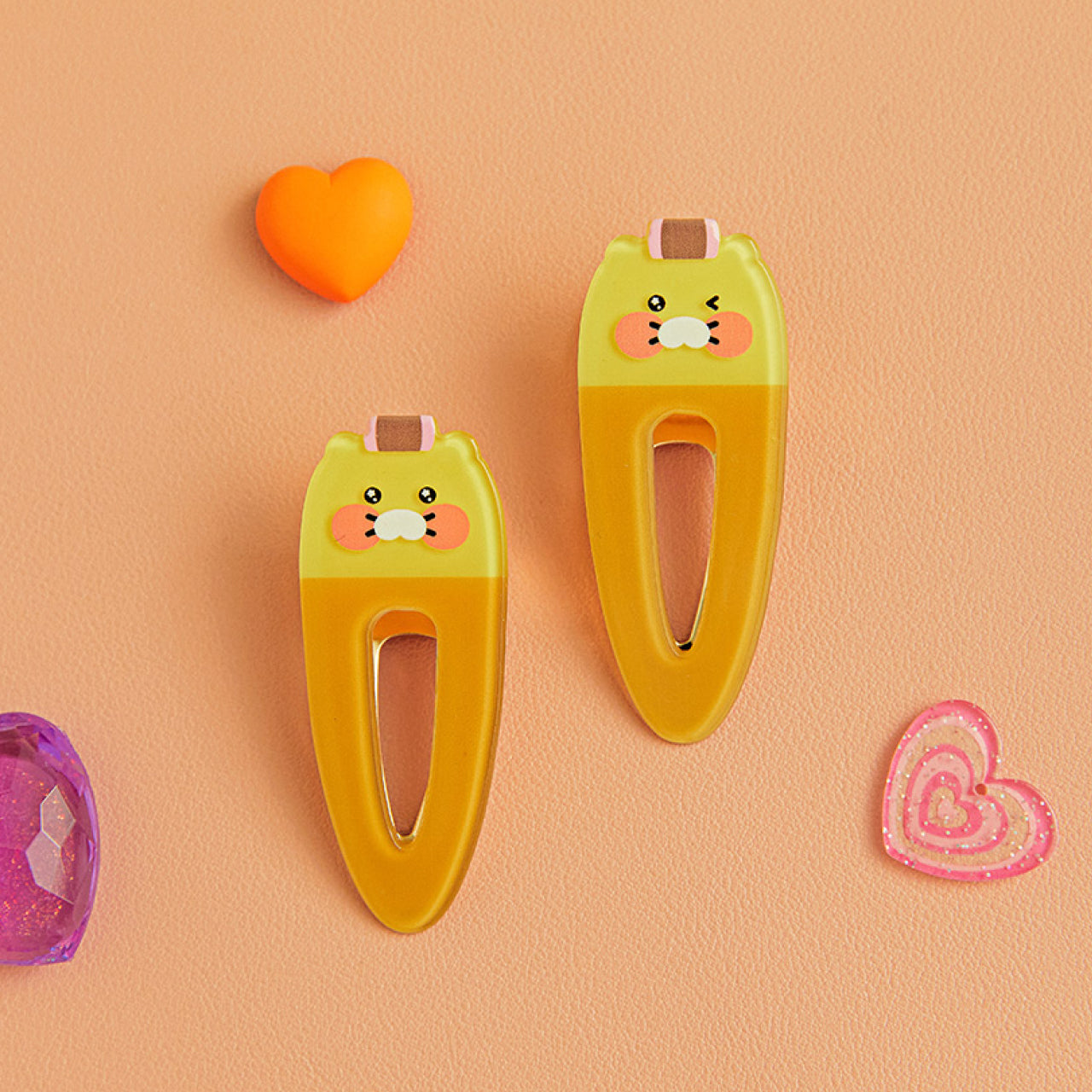 KAKAO FRIENDS - Epingle Cheveux 2P Set Chunsik