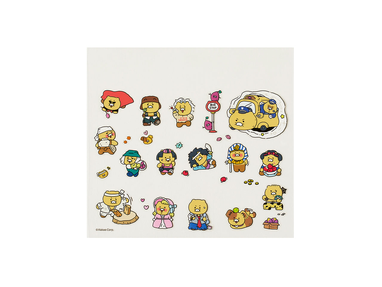 KAKAO FRIENDS - Transparent Autocollant Chunsik - Detail 7