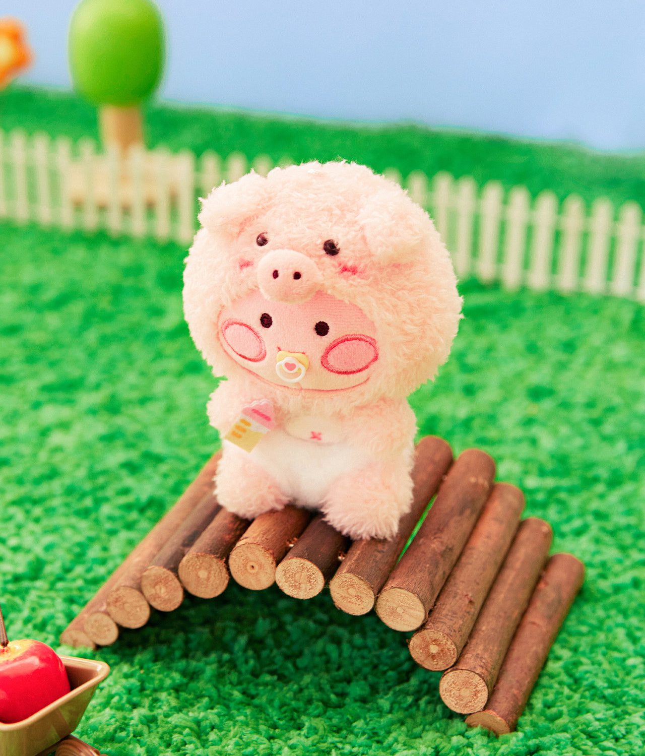 KAKAO FRIENDS - FRIENDZOO Porte-cles Peluche Little Apeach - Detail 4