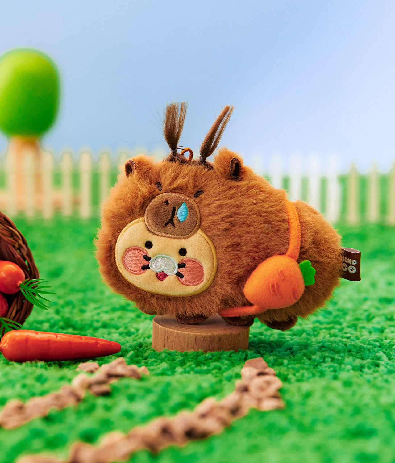 KAKAO FRIENDS - FRIENDZOO Porte-cles Peluche Chunsik - Detail 4