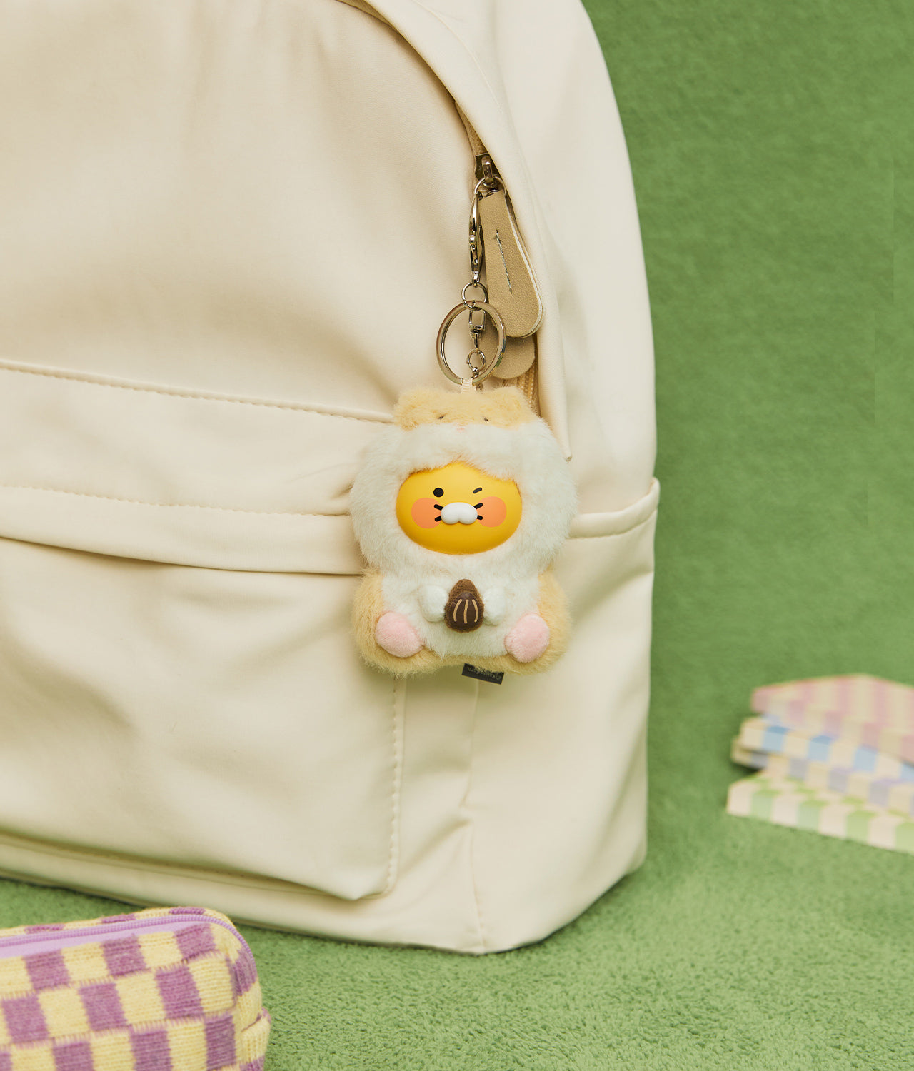 KAKAO FRIENDS - FRIENDZOO PelucheFigurine Porte-cles Chunsik - Detail 3