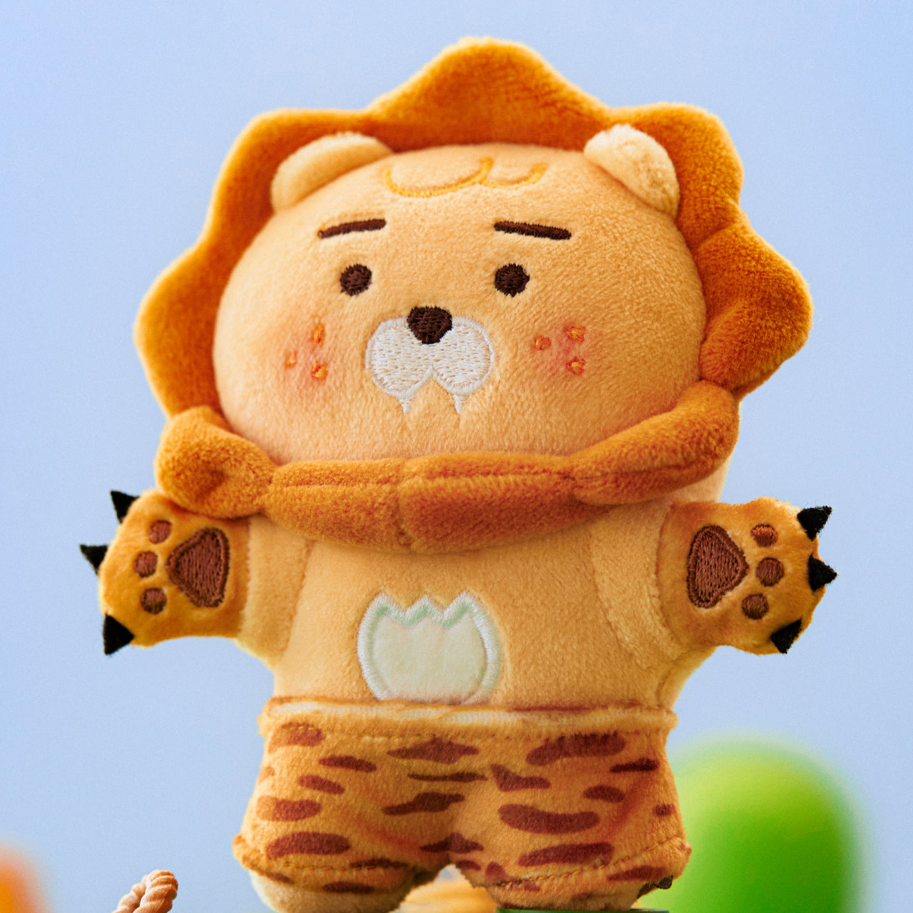 KAKAO FRIENDS - FRIENDZOO Porte-cles Peluche Little Ryan