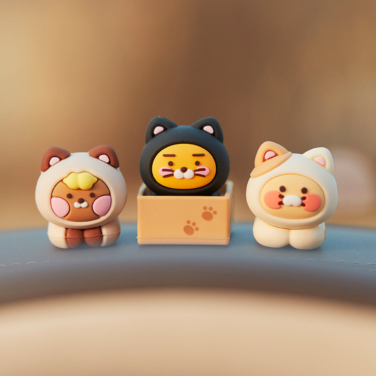 KAKAO FRIENDS - Voiture Mini Figurine Set