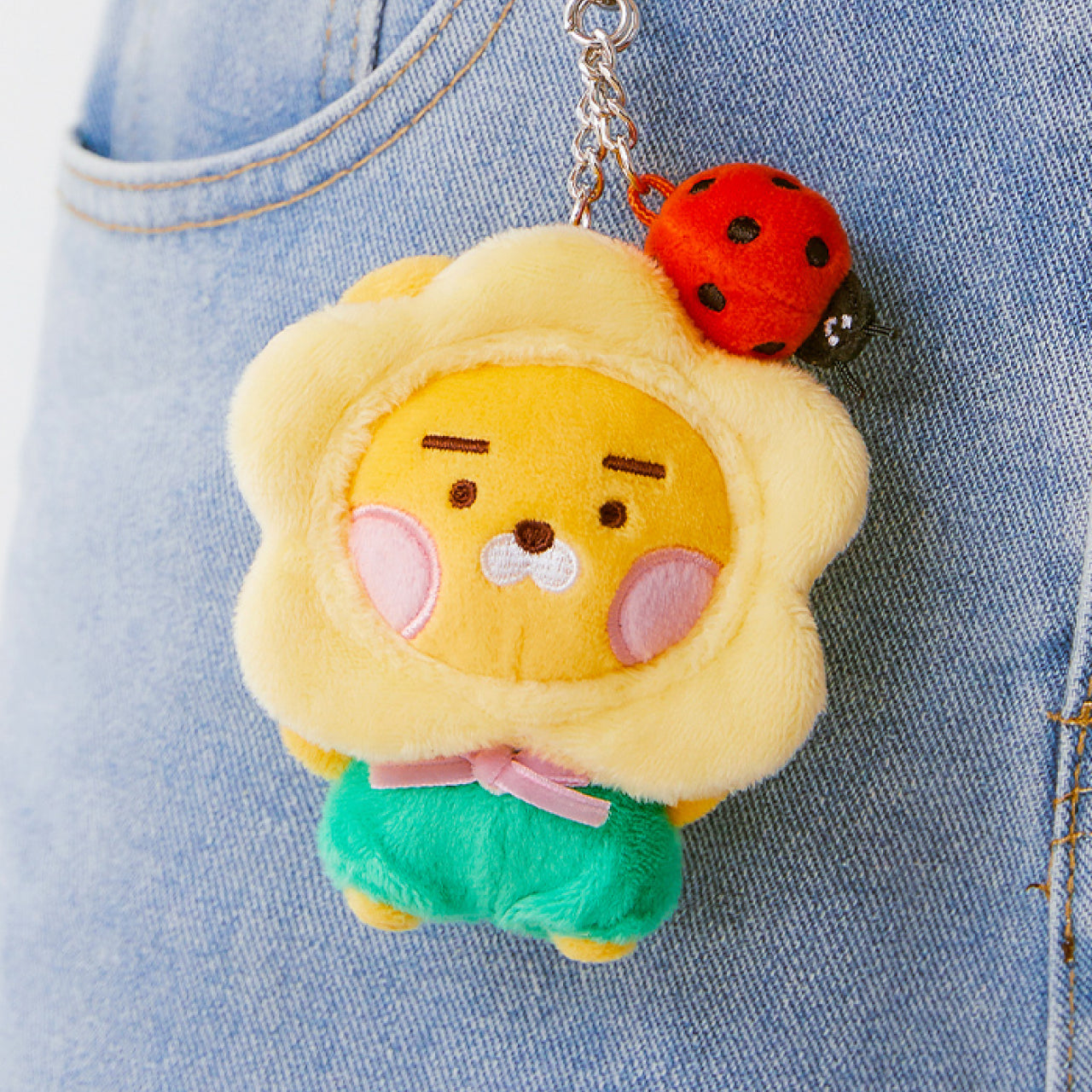 KAKAO FRIENDS - Porte-cles Peluche Little Ryan