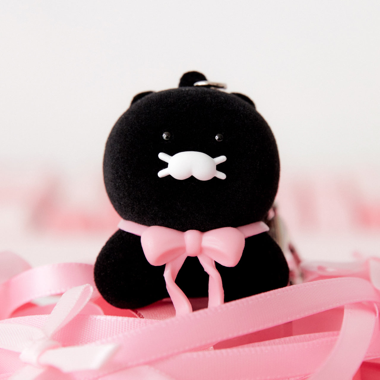 KAKAO FRIENDS - Noir Figurine Porte-cles Chunsik
