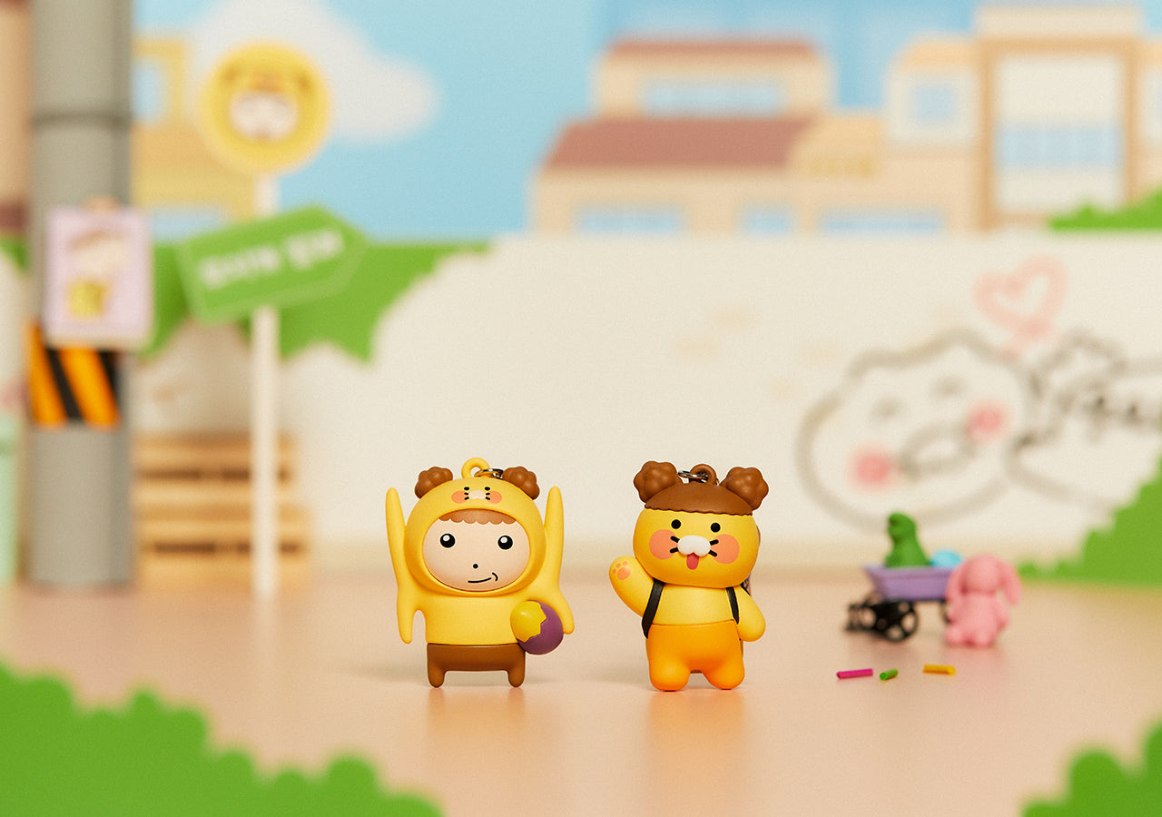 KAKAO FRIENDS - XFriends Figurine Porte-cles Chunsik - Detail 7