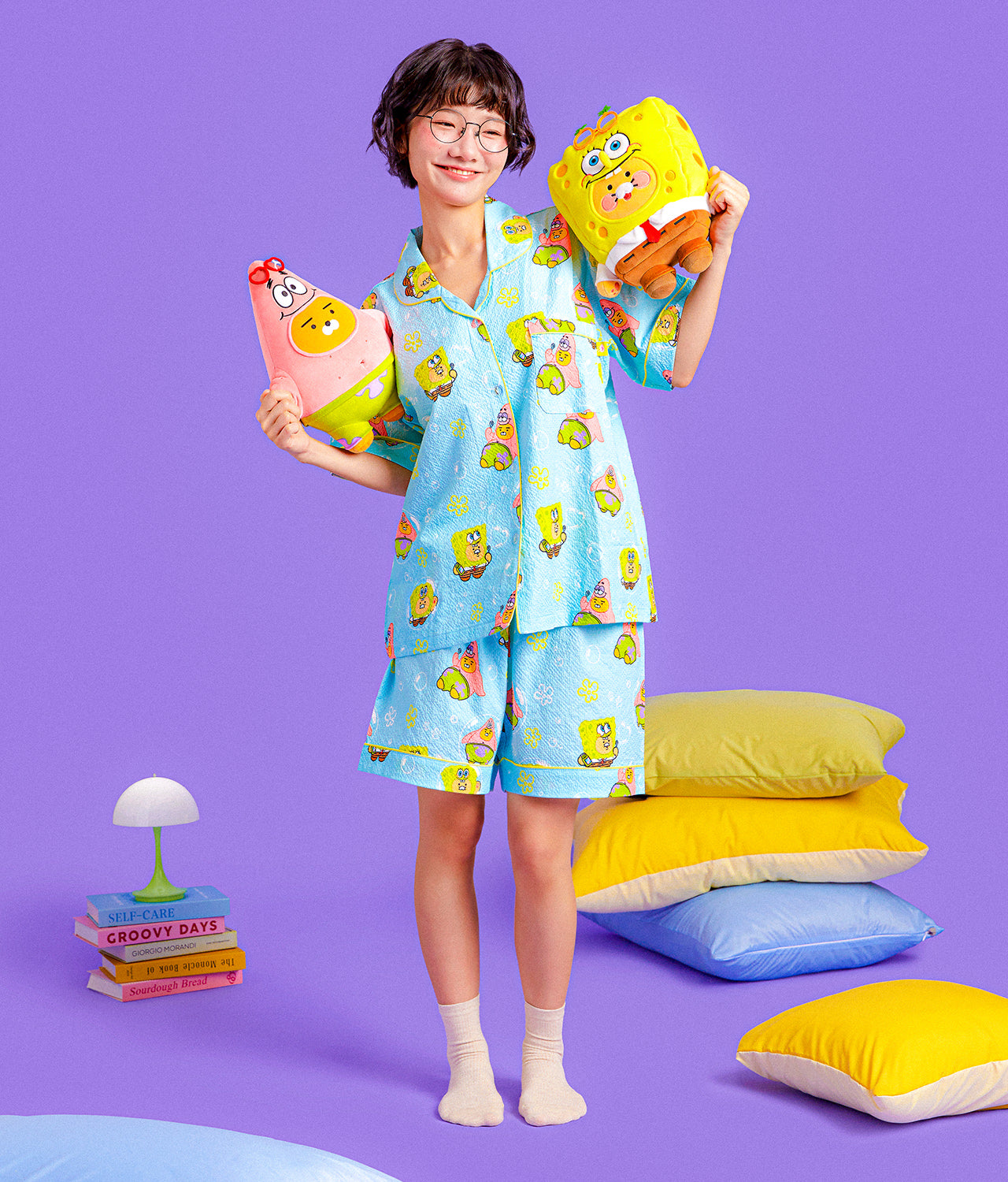 KAKAO FRIENDS - SpongeBobXFriends Pyjama Femme Ryan&Chunsik - Detail 7