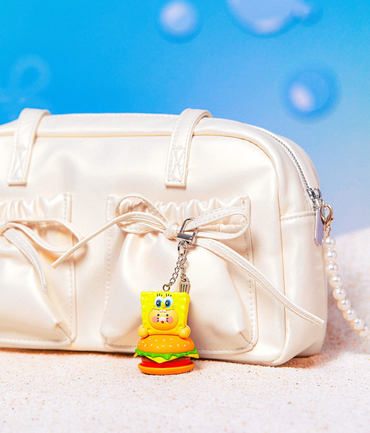 KAKAO FRIENDS - SpongeBobXFriends Casquette Figurine Porte-cles SpongeBob Chunsik - Detail 6