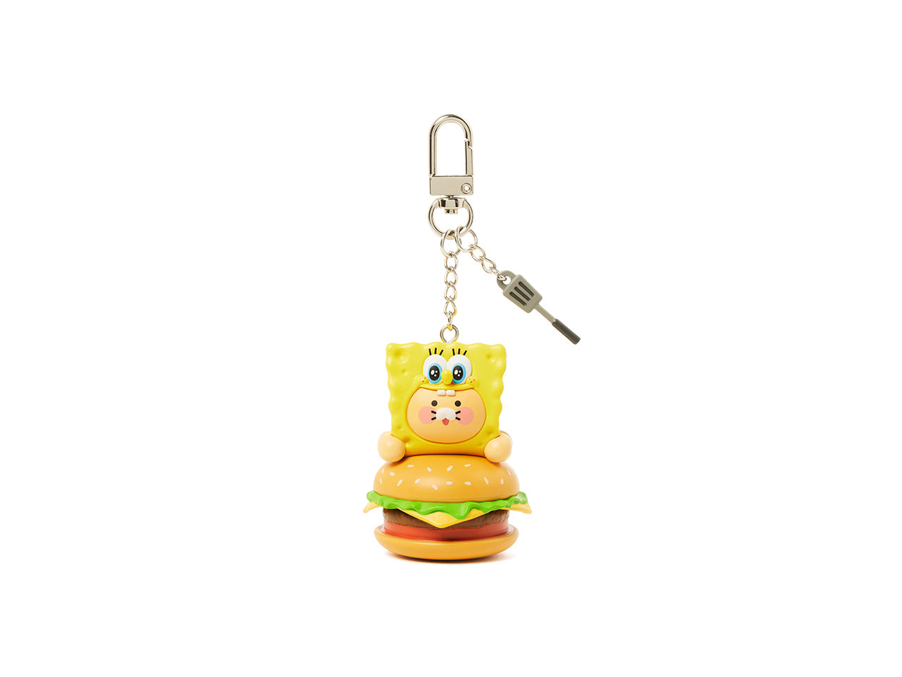 KAKAO FRIENDS - SpongeBobXFriends Casquette Figurine Porte-cles SpongeBob Chunsik - Detail 9