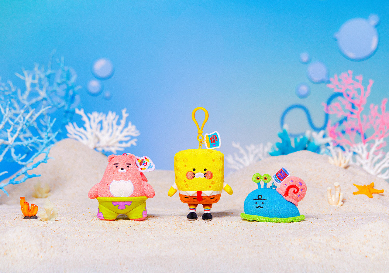 KAKAO FRIENDS - SpongeBobXFriends Porte-cles Peluche Jordy - Detail 9