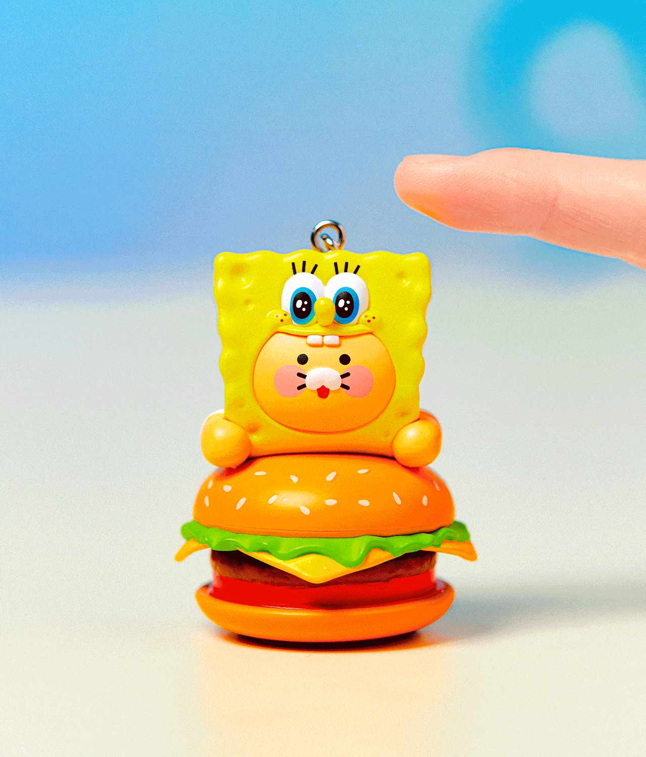 KAKAO FRIENDS - SpongeBobXFriends Casquette Figurine Porte-cles SpongeBob Chunsik - Detail 5