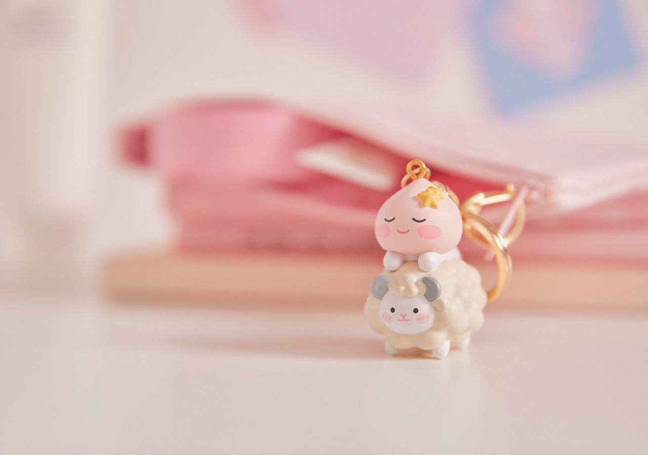 KAKAO FRIENDS - Figurine Porte-cles Little Apeach - Detail 3