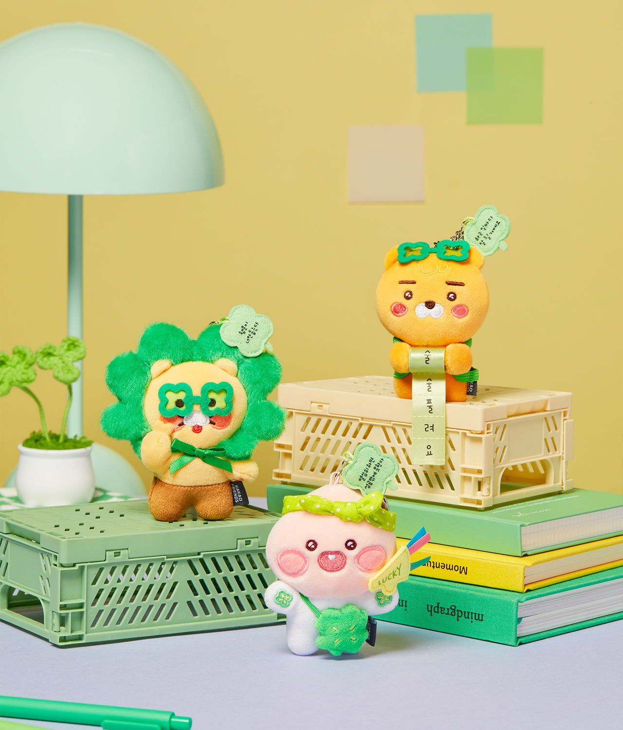 KAKAO FRIENDS - Porte-cles Peluche Apeach - Detail 4