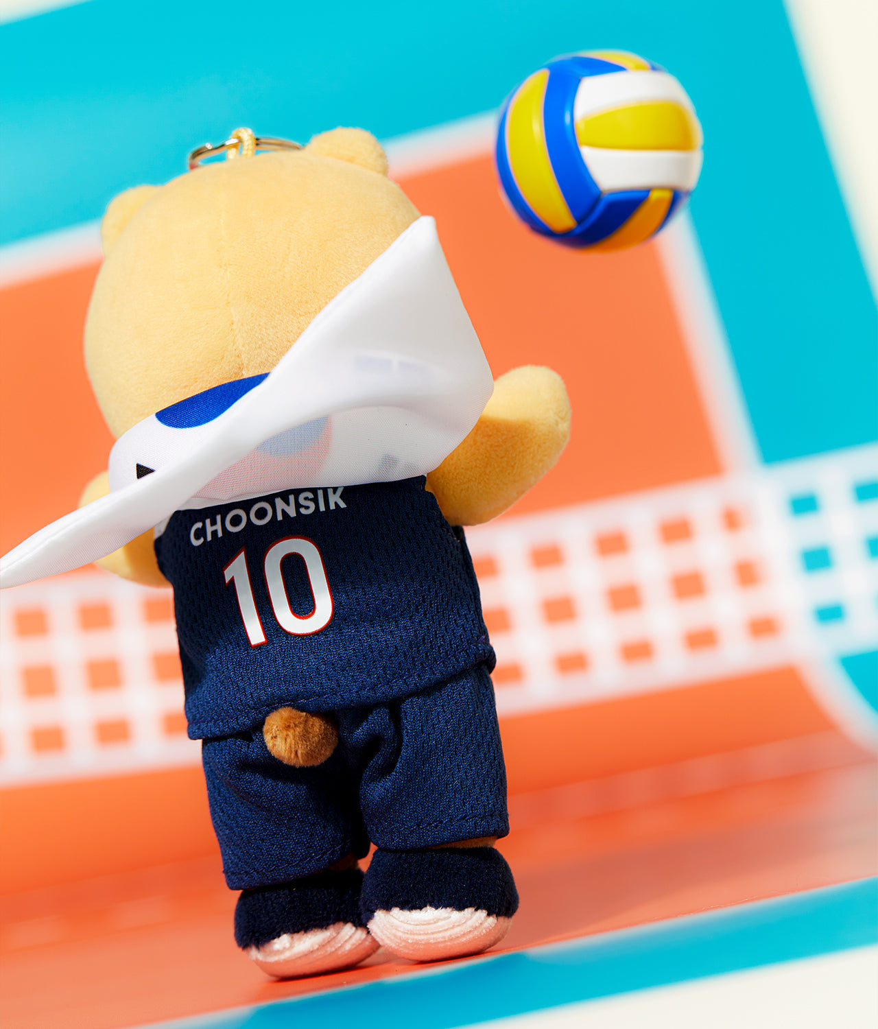KAKAO FRIENDS - XFriends Porte-cles Peluche Chunsik - Detail 5