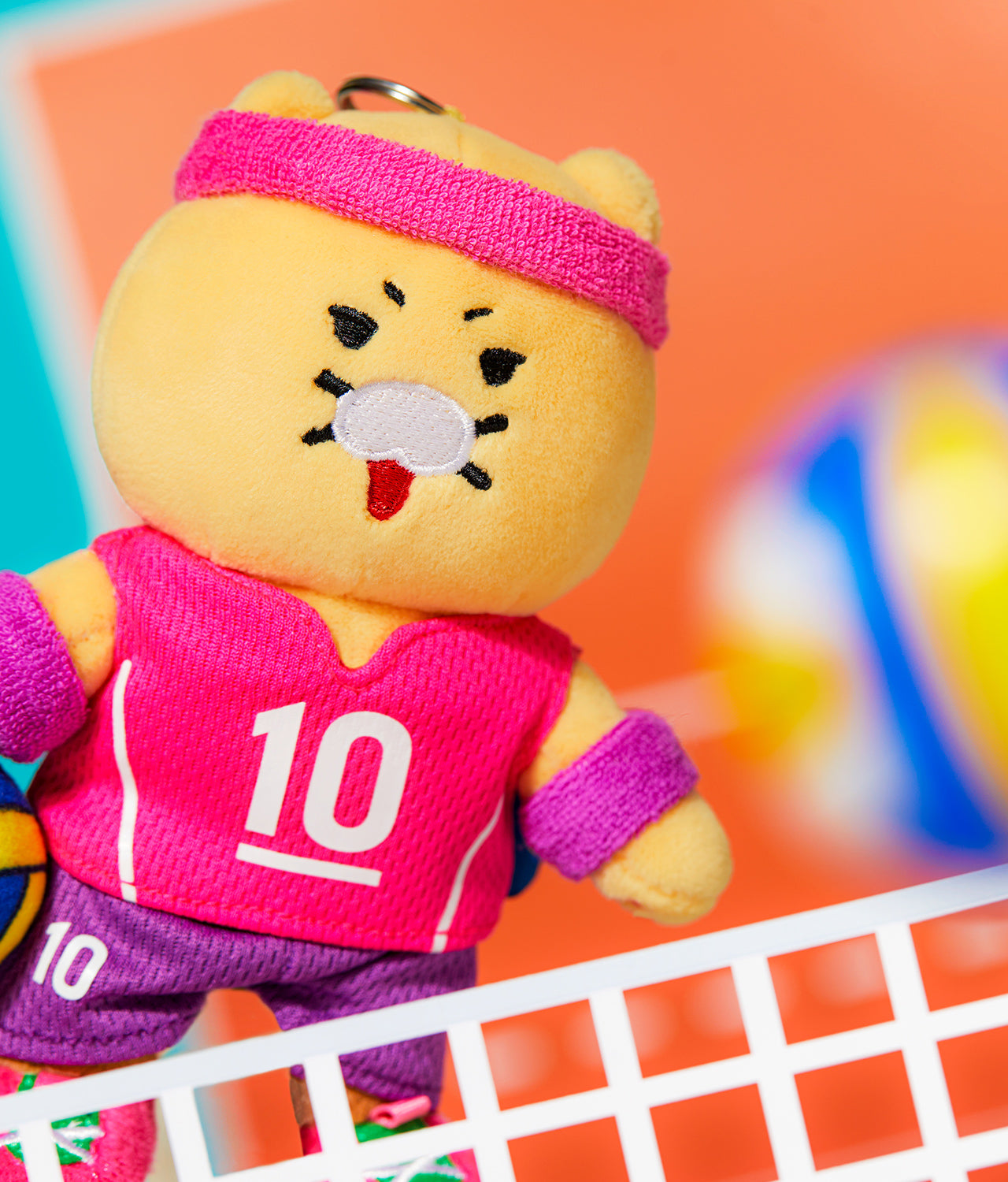 KAKAO FRIENDS - XFriends Porte-cles Peluche Chunsik - Detail 4