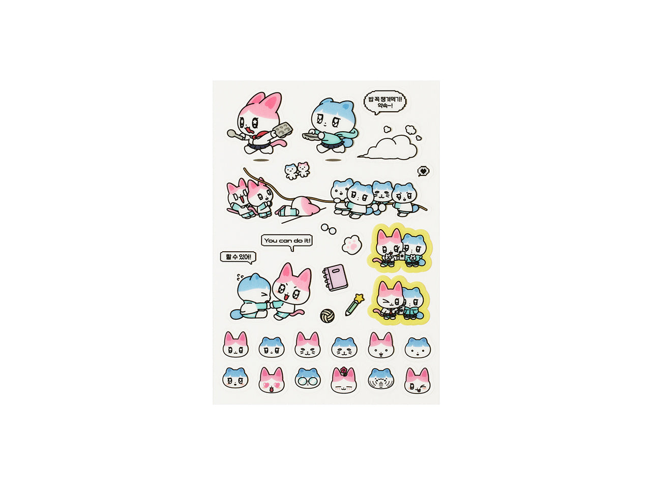 KAKAO FRIENDS - TransparentAutocollant Rose - Detail 10