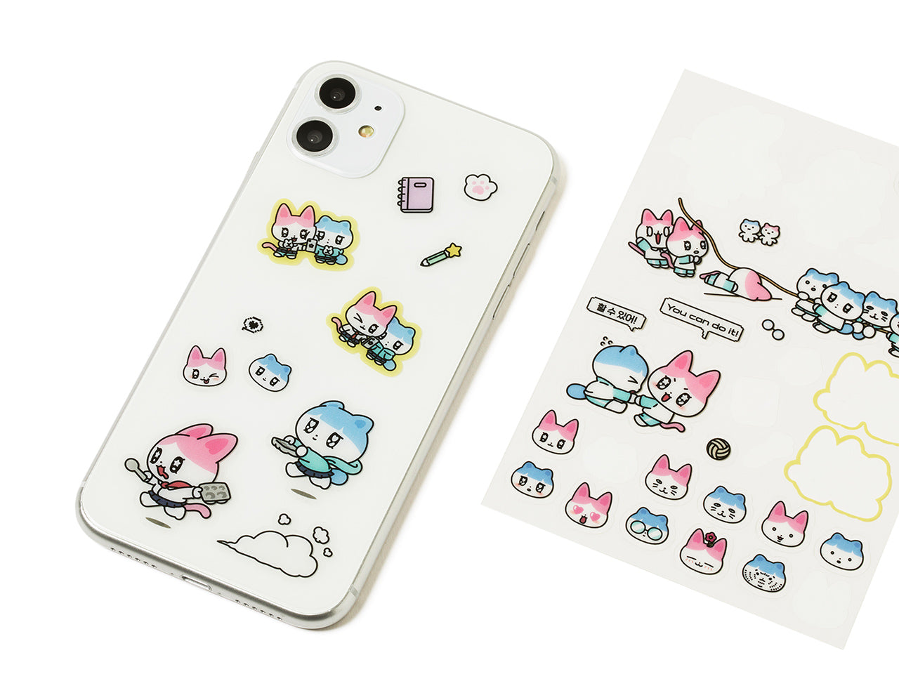 KAKAO FRIENDS - TransparentAutocollant Rose - Detail 11