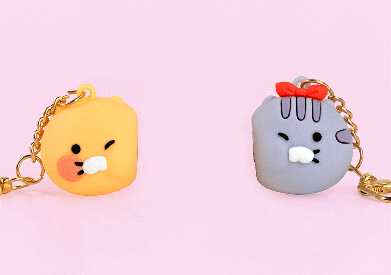KAKAO FRIENDS - Chunsik Figurine Aimant Porte-cles Set - Detail 4